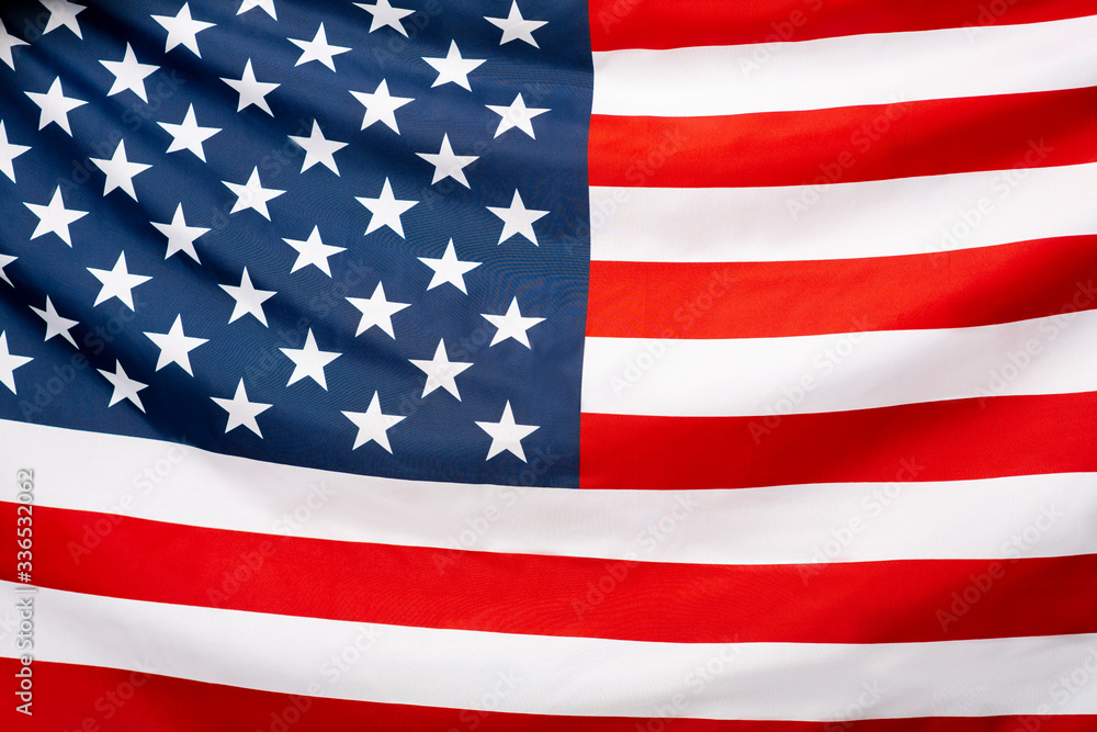 Obraz premium USA American flag background texture, elections, vote