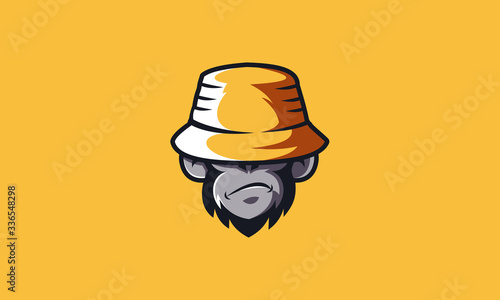 Logo design of Funky Monkey photo