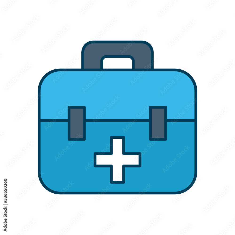 first aid box icon line and fill style first aid box icon line and fill style