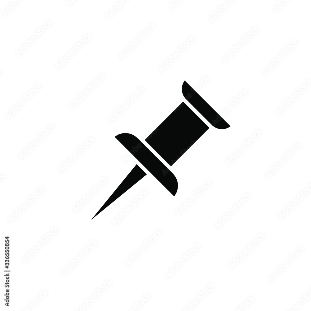 Push pin icon template Push pin icon template