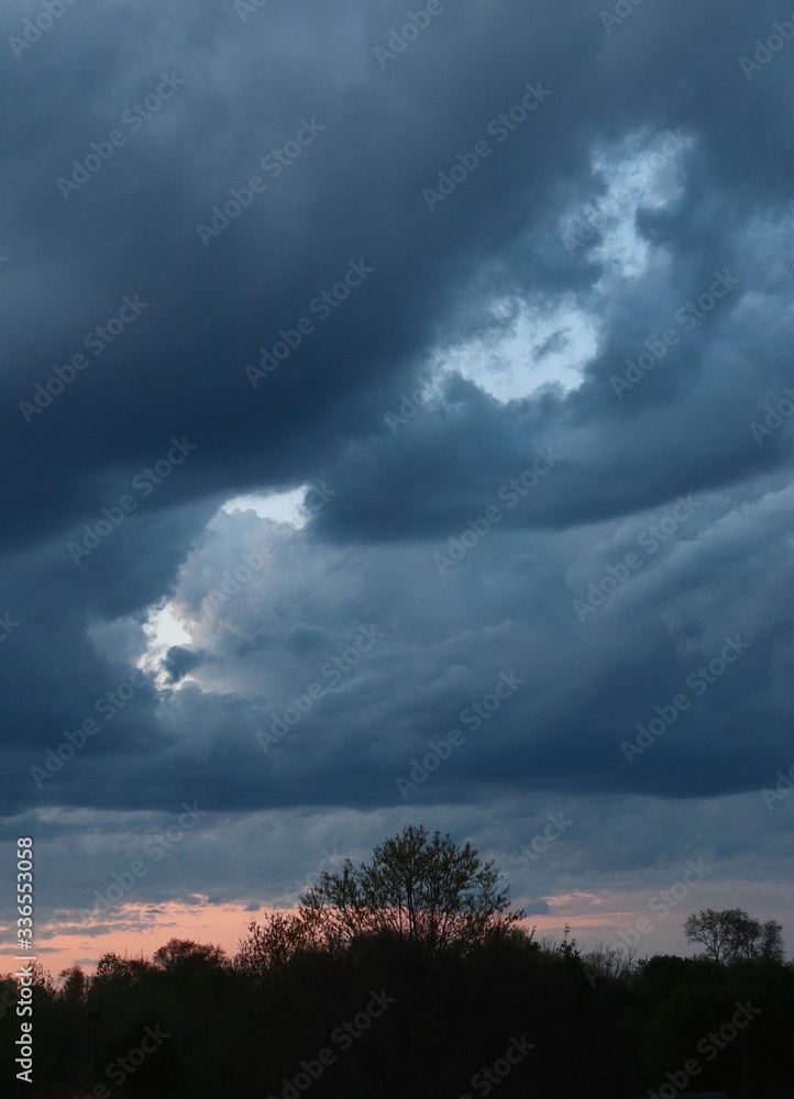 Dramatic Clouds Sunset