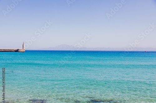 Sea Coast of Tarifa in the south of Europe
