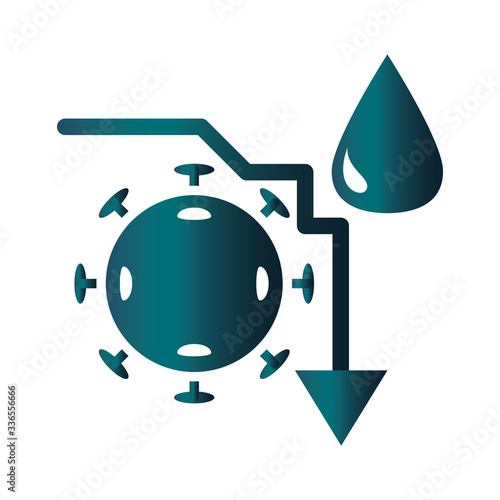 export decline trade crisis economy, oil price crash gradient style icon