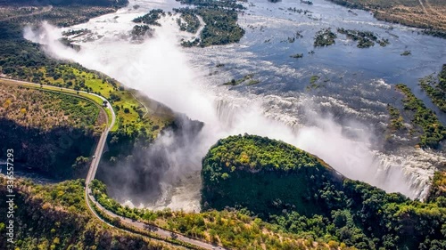 Victoria Falls from the air