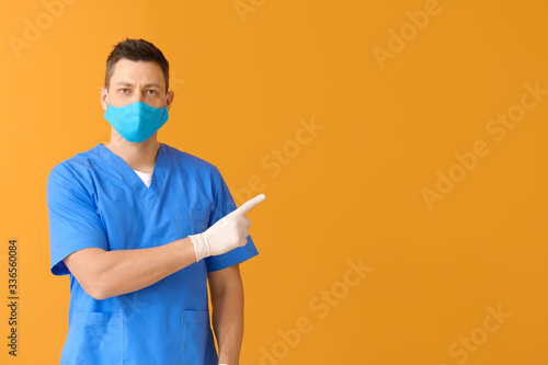 Doctor in protective medica...