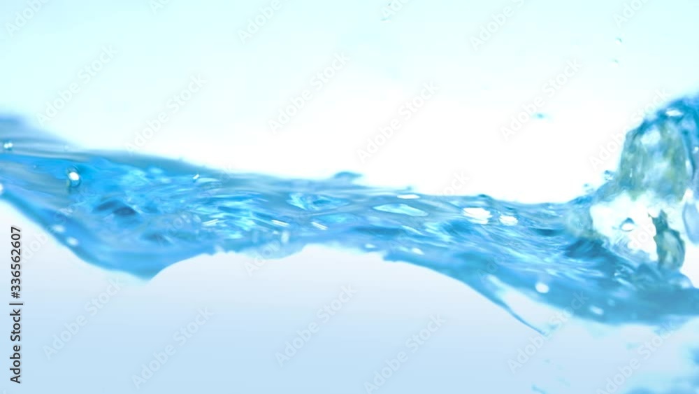 Water splash, water surface in slow motion Water splash, water surface in slow motion