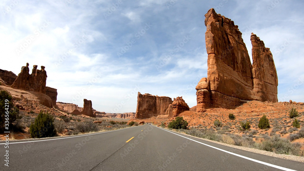 Road trip at Arches National Park in Utah - travel photography Road trip at Arches National Park in Utah - travel photography