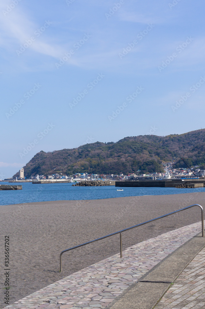 Obraz premium 静岡県伊東市のオレンジビーチ