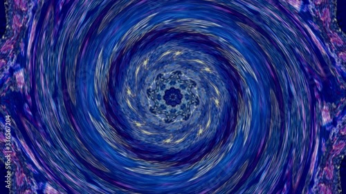 Wallpaper Mural Beautiful Original Art therapy moving Mandala. Seamless loop psychotherapy.  Geometric patterns to find or restore a sense of healthy mental balance. For yoga specialist, astrology, art therapist. Torontodigital.ca