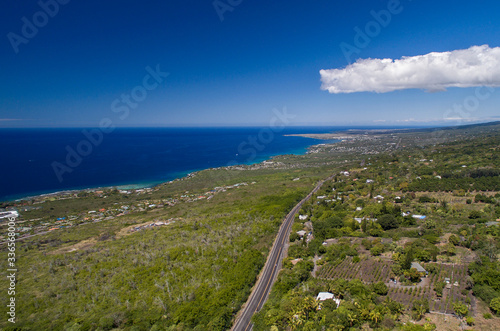 Fotografia aerial of hawaii oceanside