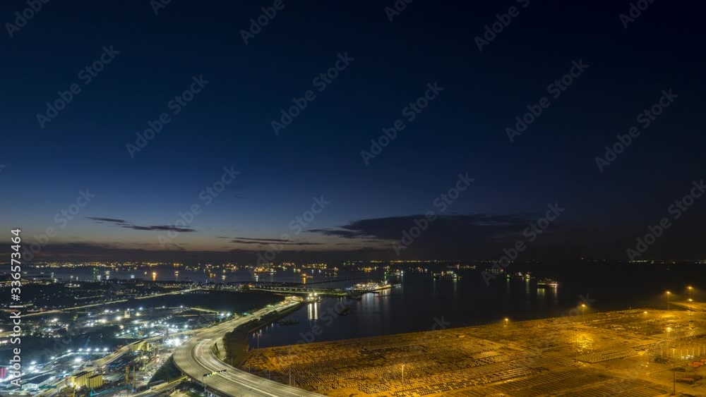 Time lapse Video of sunrise at the ocean