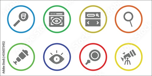 look icon set