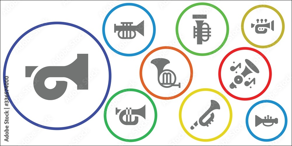 Modern Simple Set of brass Vector filled Icons Modern Simple Set of brass Vector filled Icons