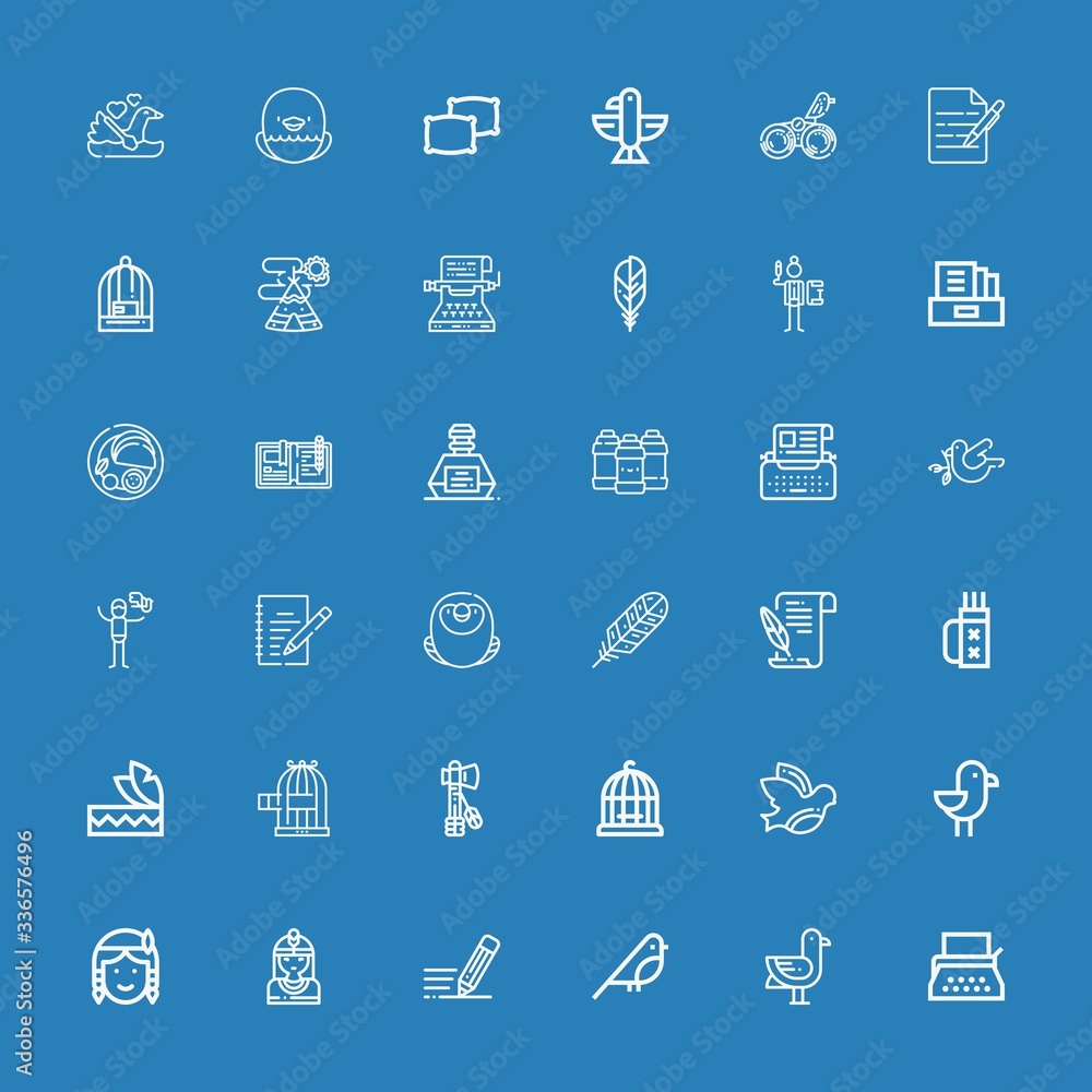 Editable 36 feather icons for web and mobile Editable 36 feather icons for web and mobile