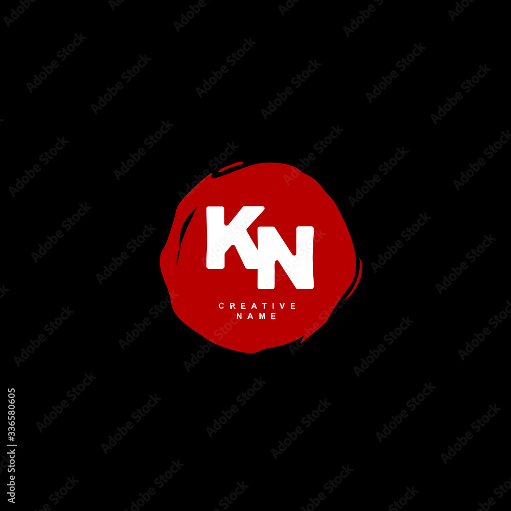 K N KN Initial logo template vector. Letter logo concept
K N KN Initial logo template vector. Letter logo concept