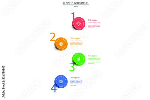 Infographic template element, infographic vector.