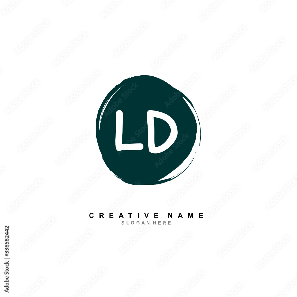 L D LD Initial logo template vector. Letter logo concept
L D LD Initial logo template vector. Letter logo concept