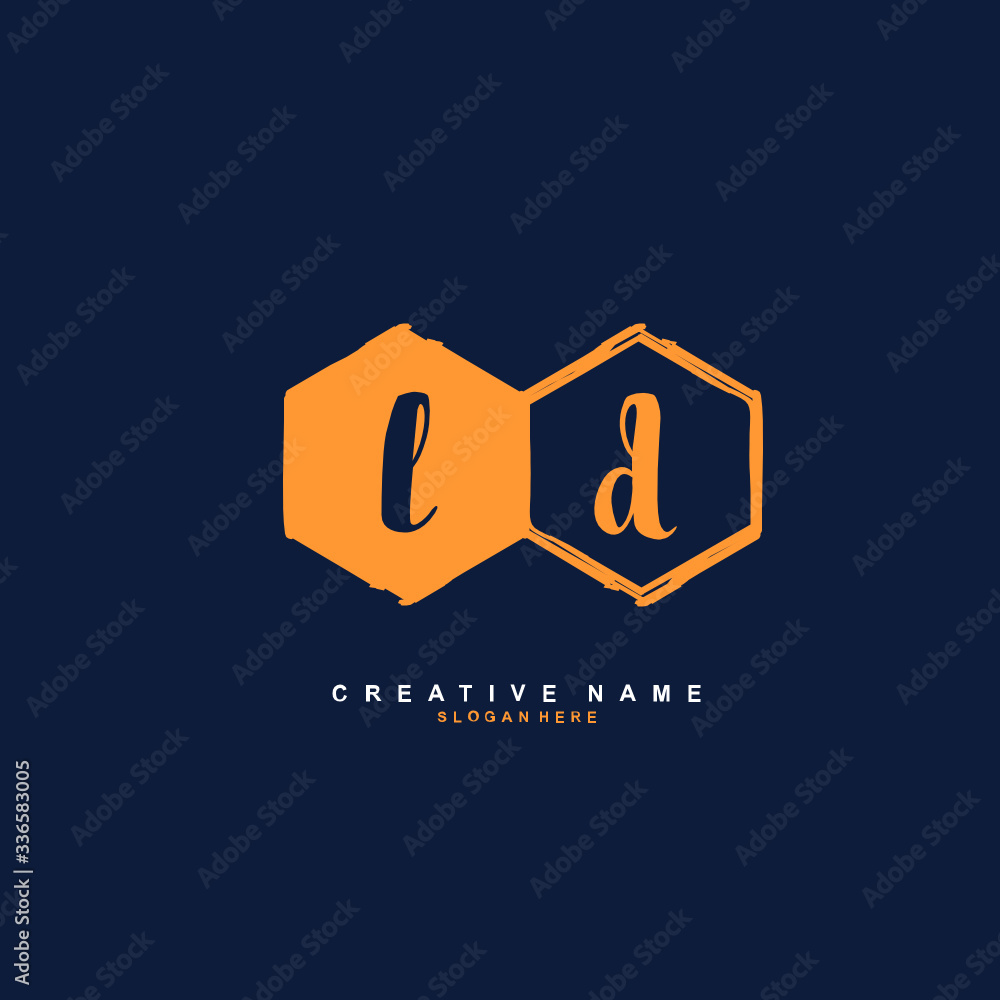 L D LD Initial logo template vector. Letter logo concept
L D LD Initial logo template vector. Letter logo concept