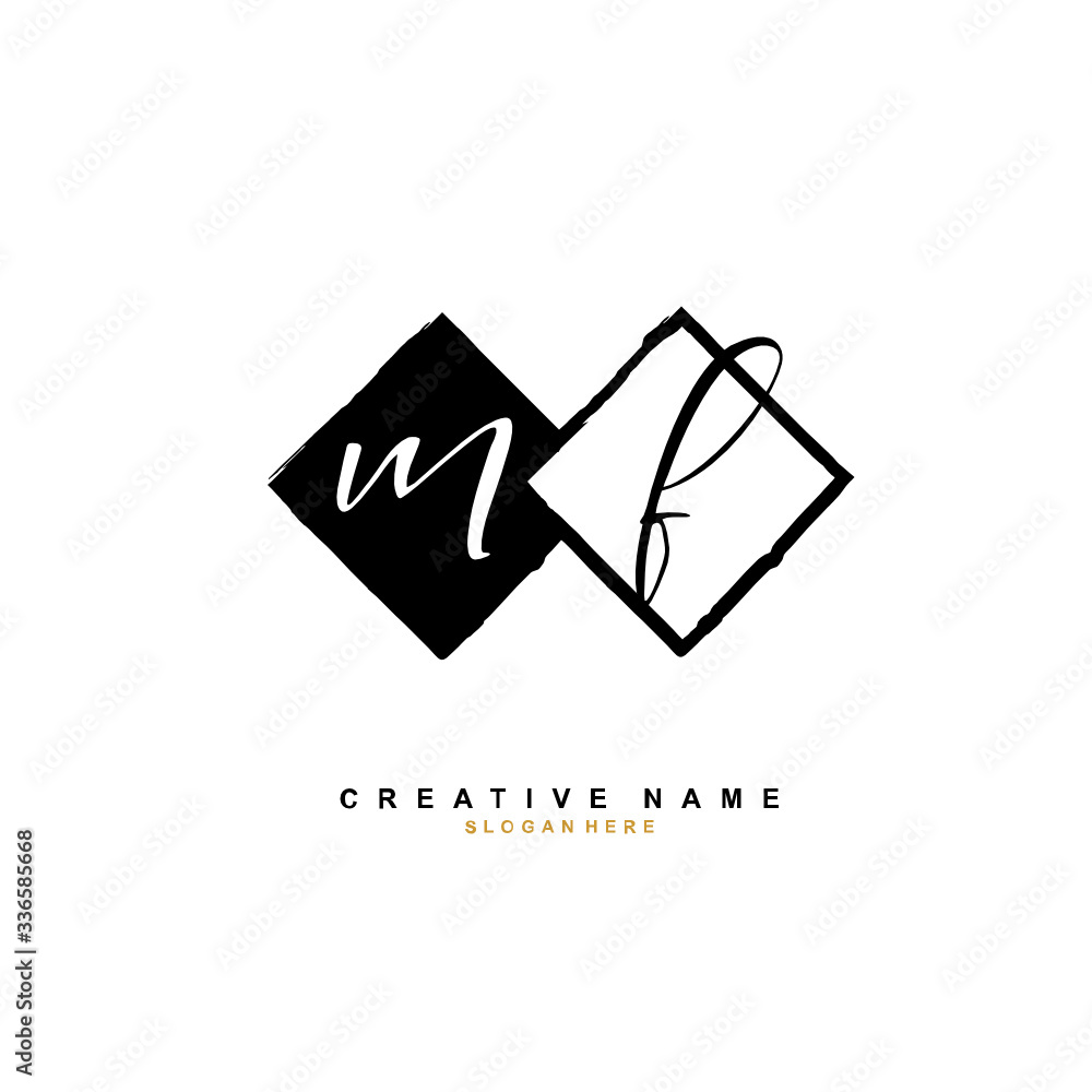 M F MF Initial logo template vector. Letter logo concept
M F MF Initial logo template vector. Letter logo concept