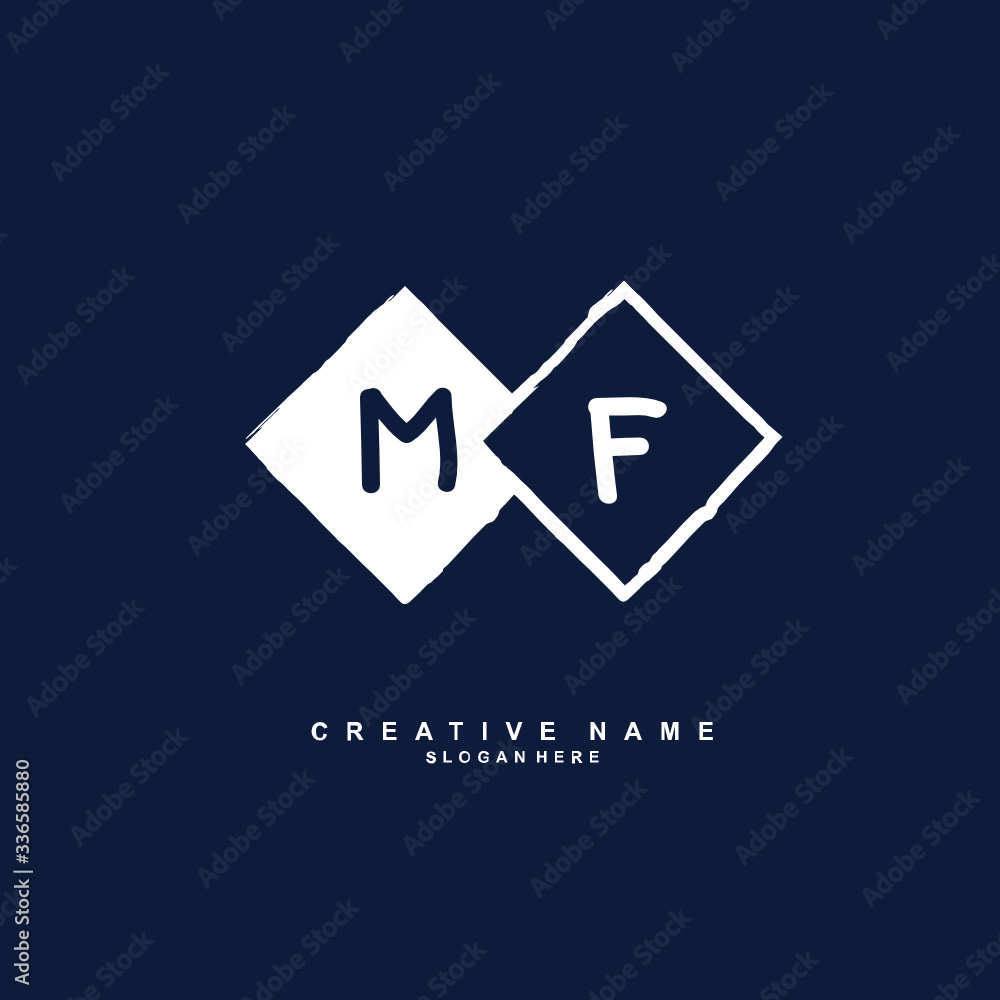 M F MF Initial logo template vector. Letter logo concept
M F MF Initial logo template vector. Letter logo concept