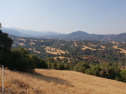 Mountain Plateau Panorama Near Johnsondale, California