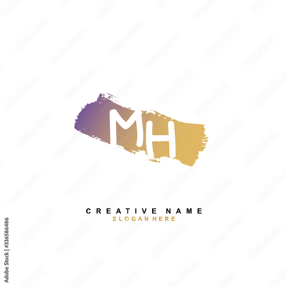 M H MH Initial logo template vector. Letter logo concept
M H MH Initial logo template vector. Letter logo concept