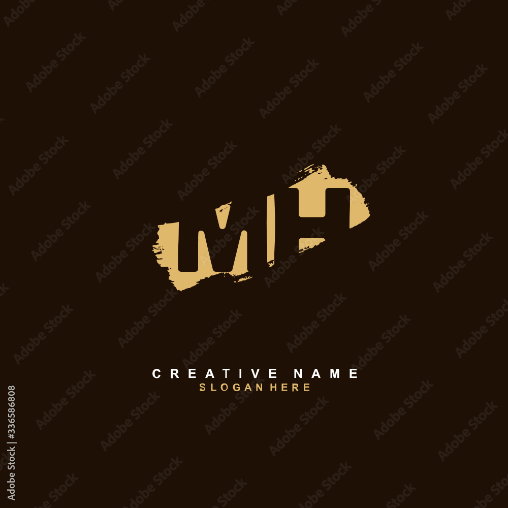 M H MH Initial logo template vector. Letter logo concept
M H MH Initial logo template vector. Letter logo concept
