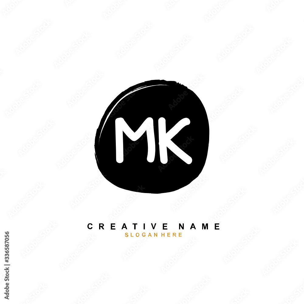 M K MK Initial logo template vector. Letter logo concept
M K MK Initial logo template vector. Letter logo concept