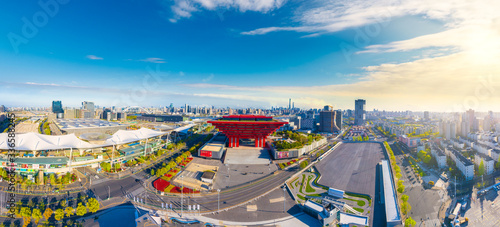 Canvas Print The city scenery of Shanghai, China