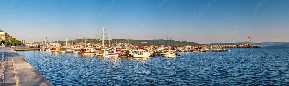 Canakkale marina in Turkey