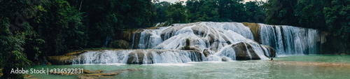 Fotografie Famous waterfall in Mexico