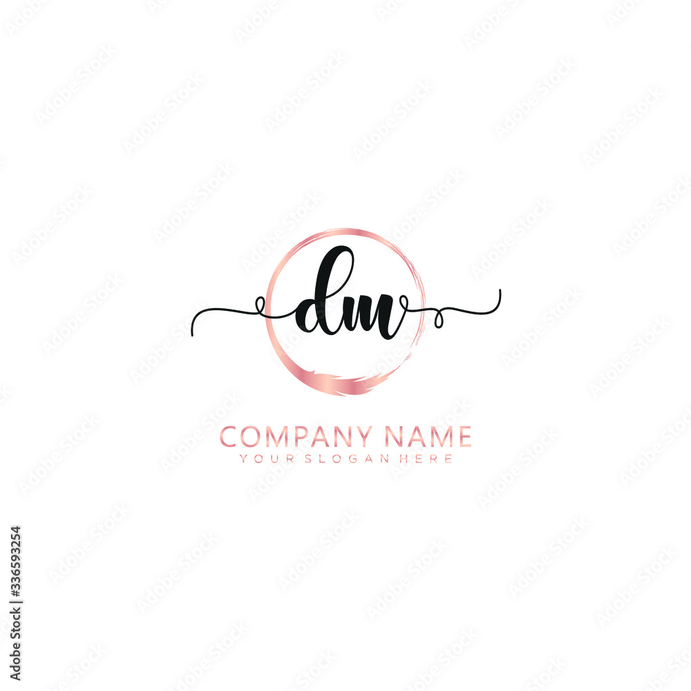 DM initial Handwriting logo vector templates DM initial Handwriting logo vector templates
