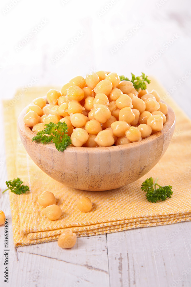bowl of chickpea and parsley bowl of chickpea and parsley