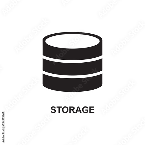 DATA STRORAGE ICON , DATABASE ICON