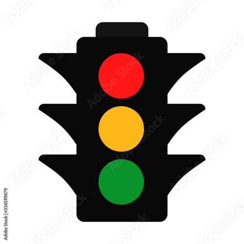 The best Traffic light icon, illustration vector. Suitable for many purposes.