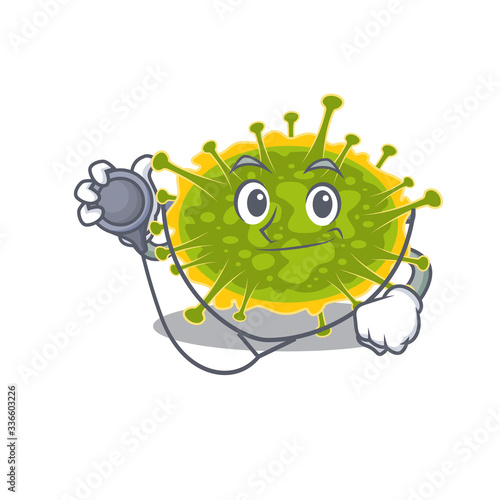 insthoviricetes in doctor cartoon character with tools