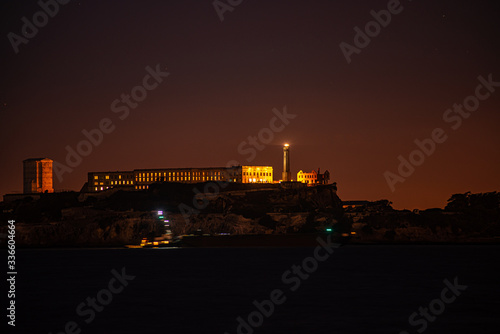 Alcatraz National Park lighthouse Night Landscape Photo