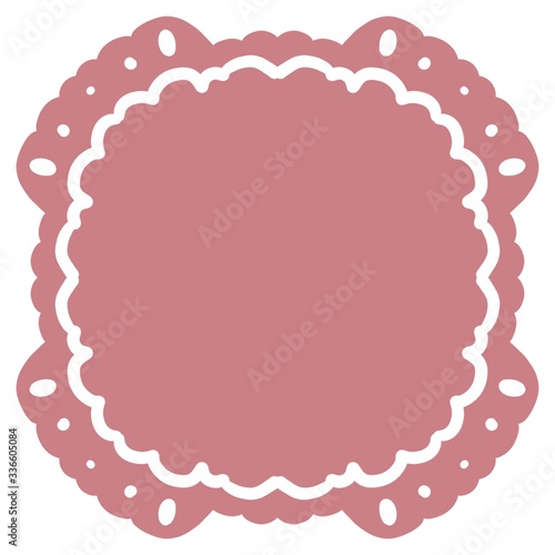 pink background with lace
