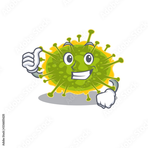 insthoviricetes cartoon character design making OK gesture