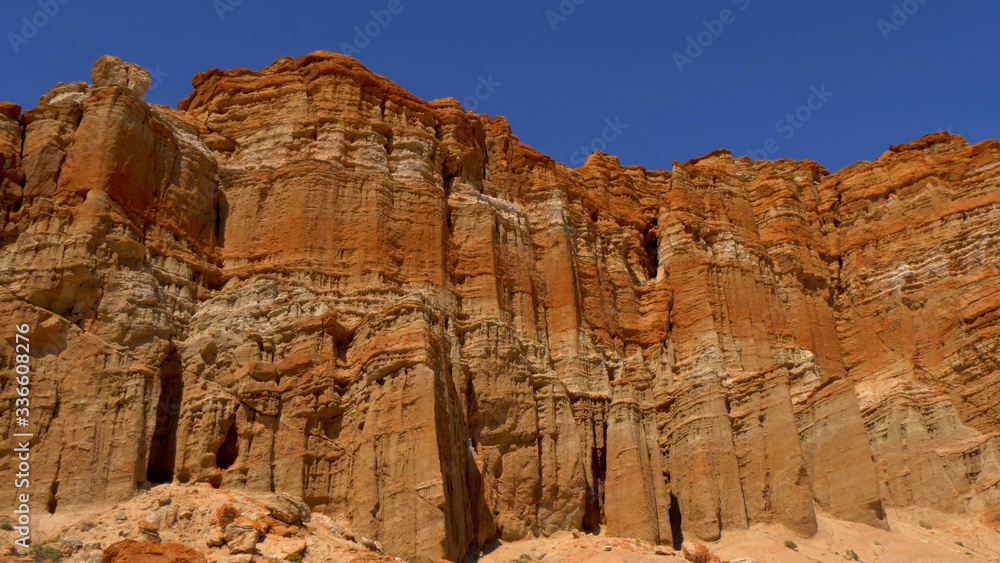 Scenic desert cliffs and buttes at Red Rock Canyon State Park