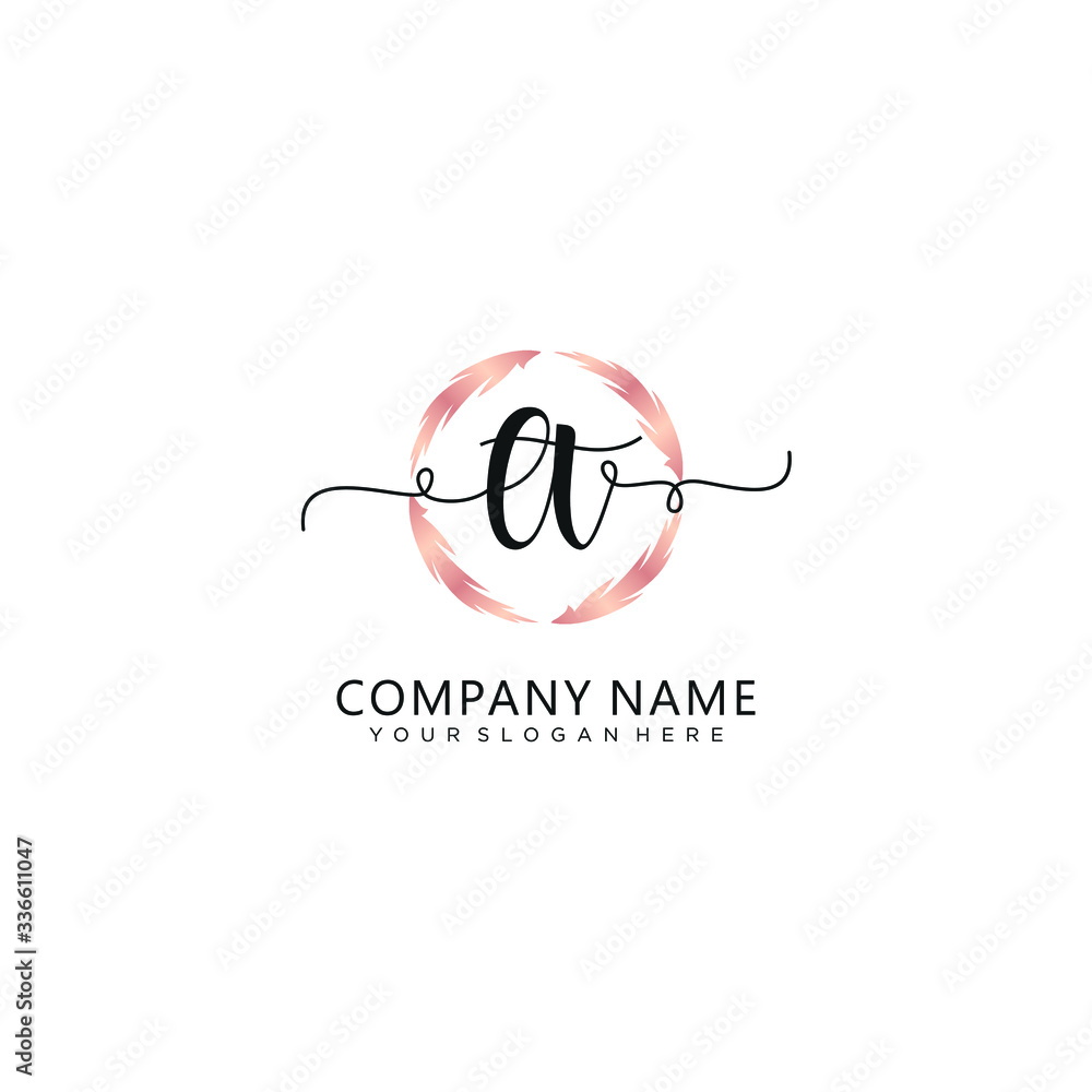 LT initial Handwriting logo vector templates LT initial Handwriting logo vector templates