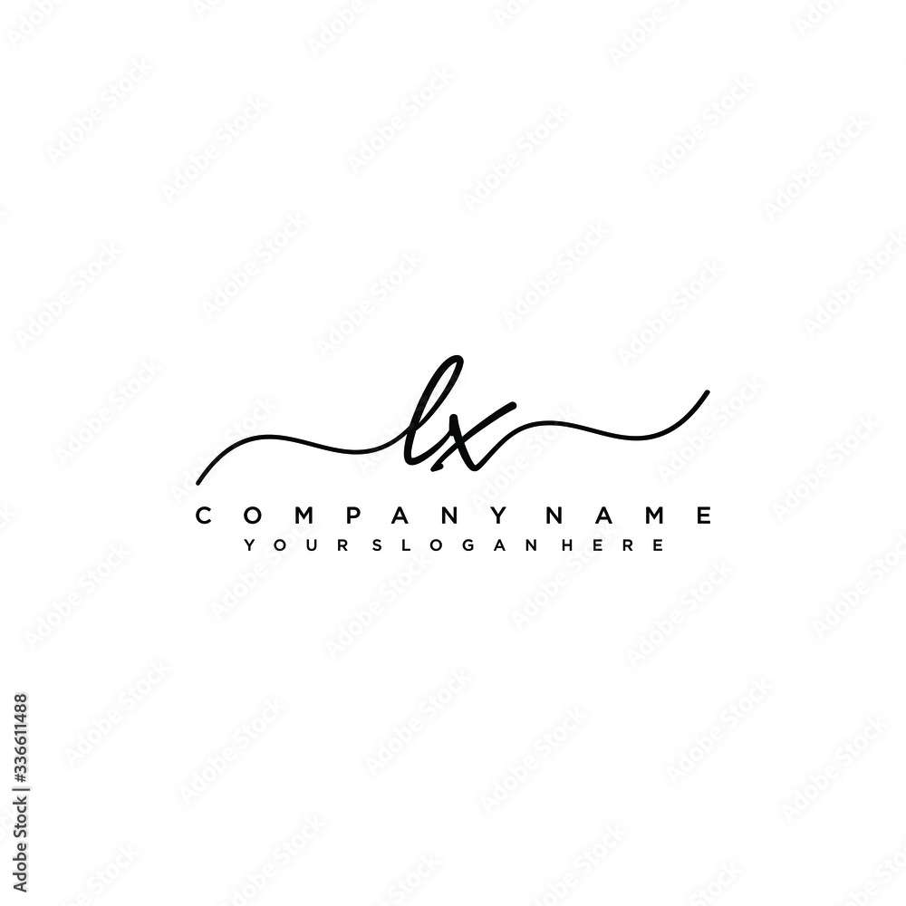 L initial Handwriting logo vector templates L initial Handwriting logo vector templates