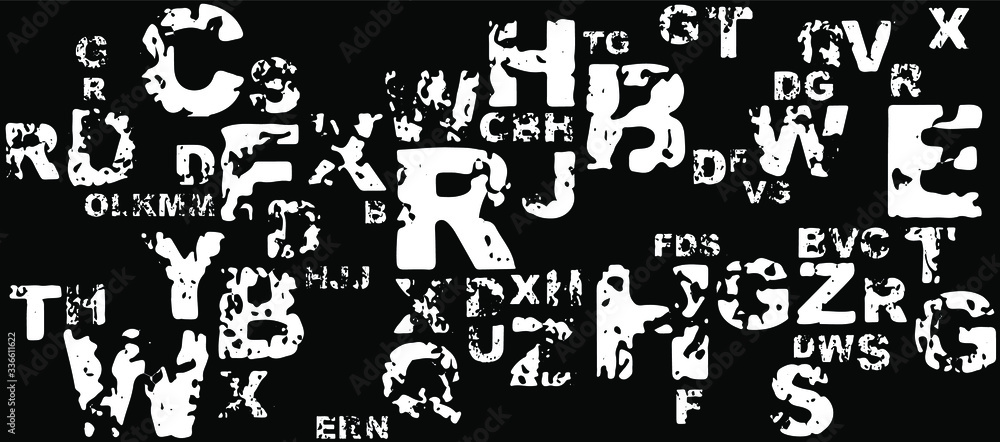 abstract background with alphabet abstract background with alphabet