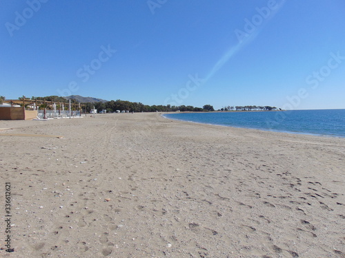 Vistas de la Playa Quitapellejos. Almería photo