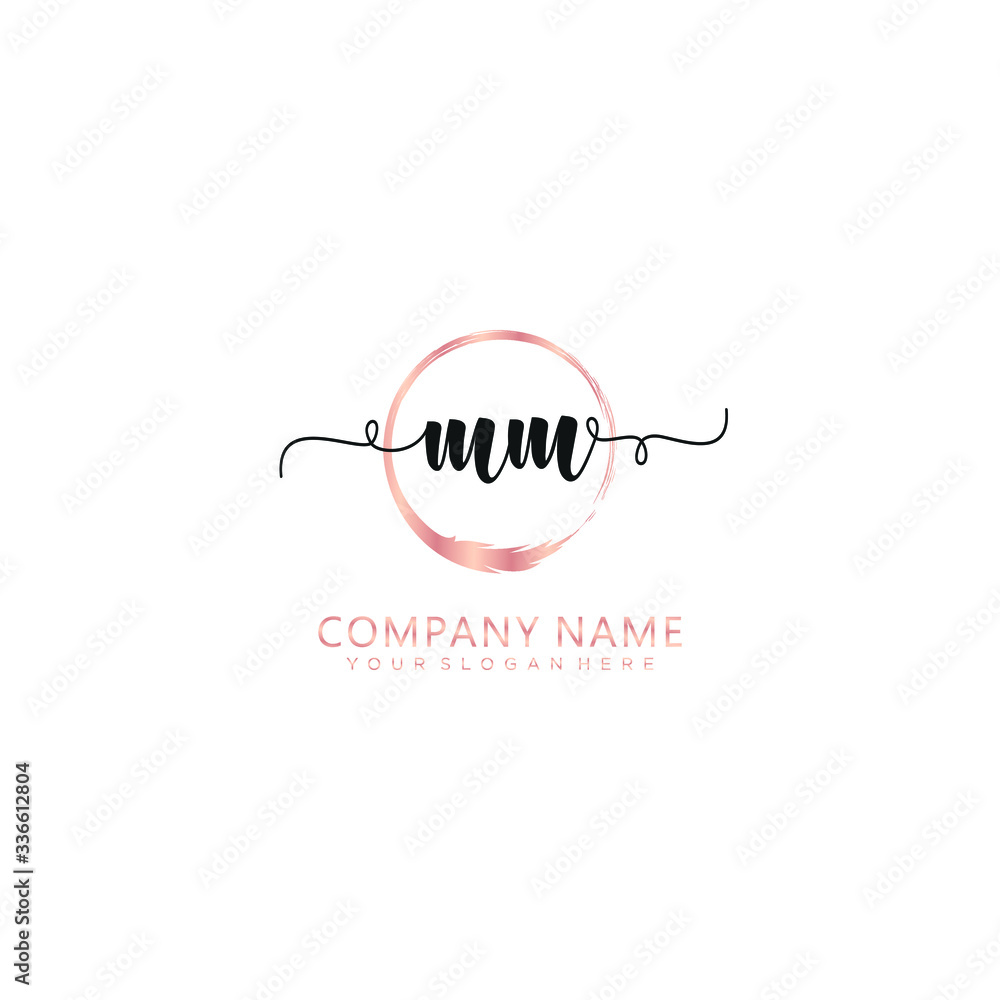 MM initial Handwriting logo vector templates MM initial Handwriting logo vector templates