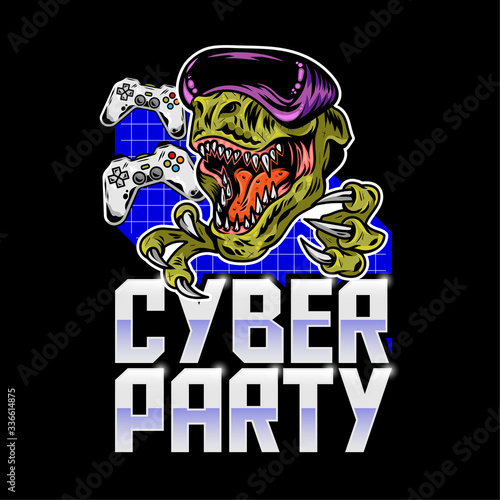 Virtual party print design