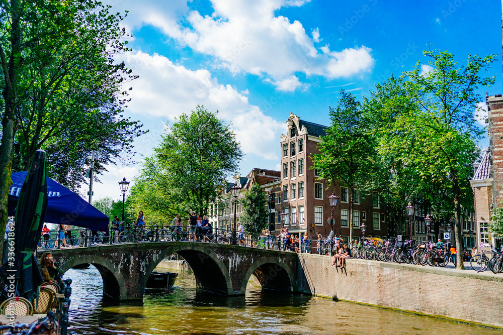 Naklejka premium Amsterdam, Netherlands