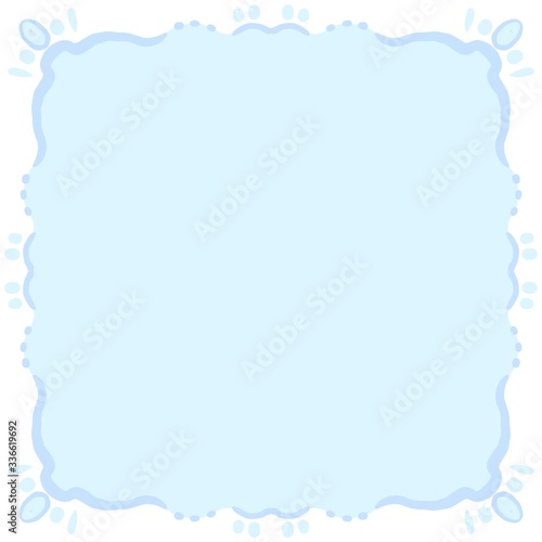 blue background with frame