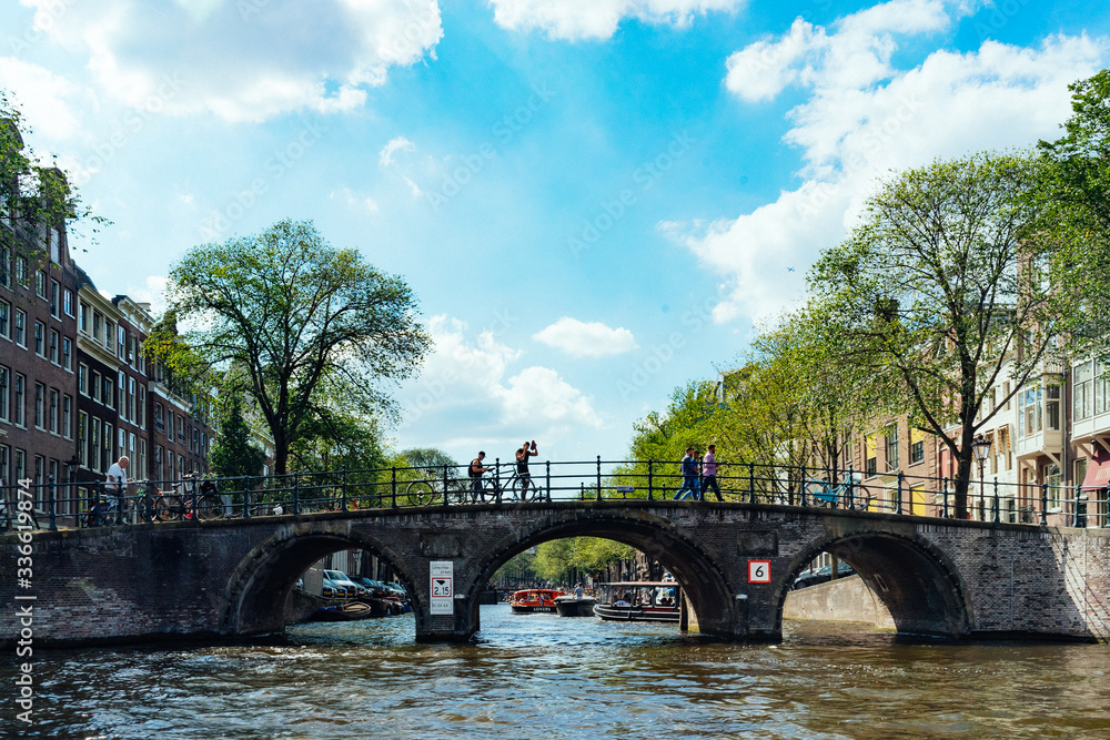 Naklejka premium Amsterdam, Netherlands
