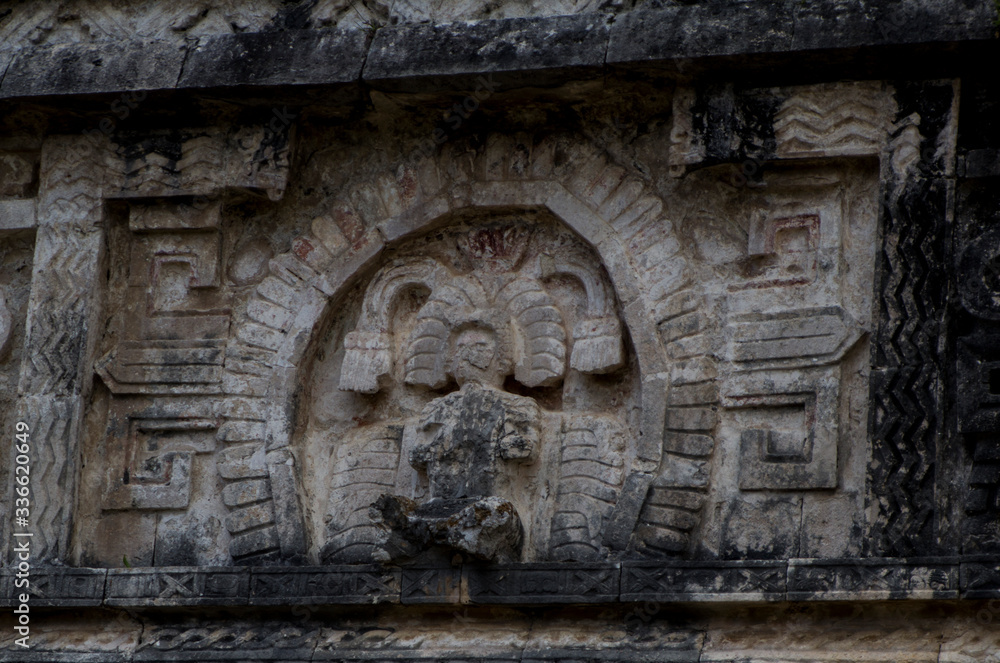 the archaeological area of Chichen Itza